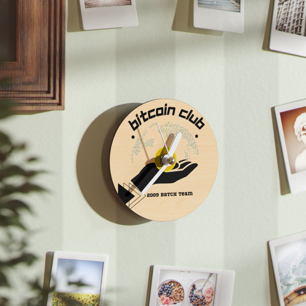 Bitcoin Club Fun Wall Clocks