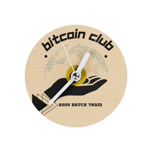 Bitcoin Club Fun Wall Clocks