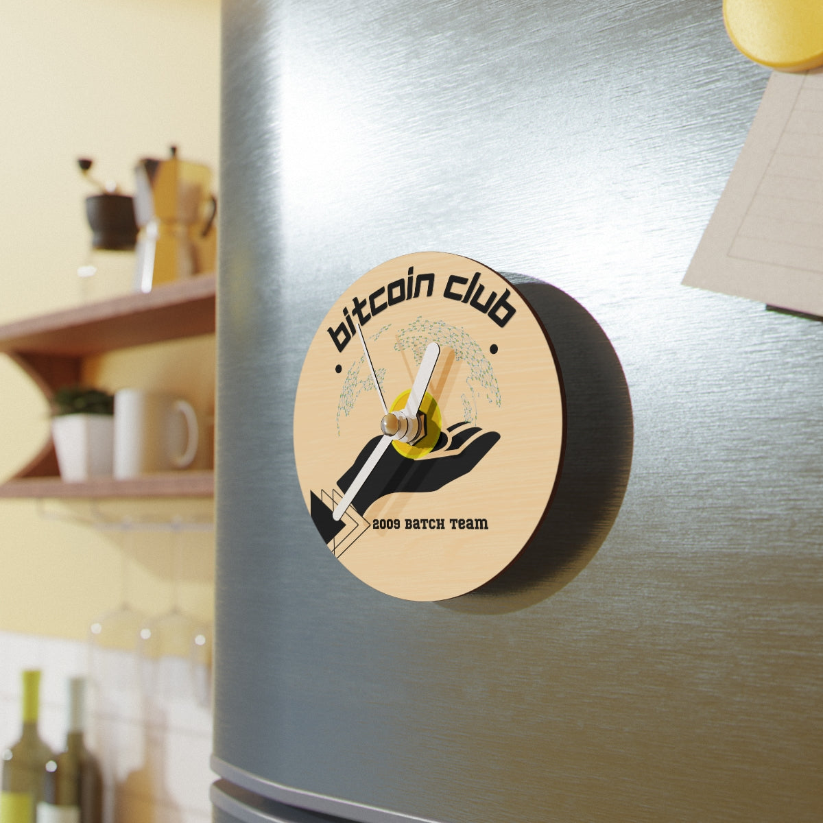 Bitcoin Club Fun Wall Clocks